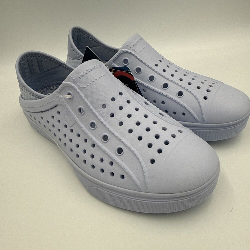 Skechers Foamies Slip-On Clogs Shoes Women Size 5 Lavander Periwinkle NWT